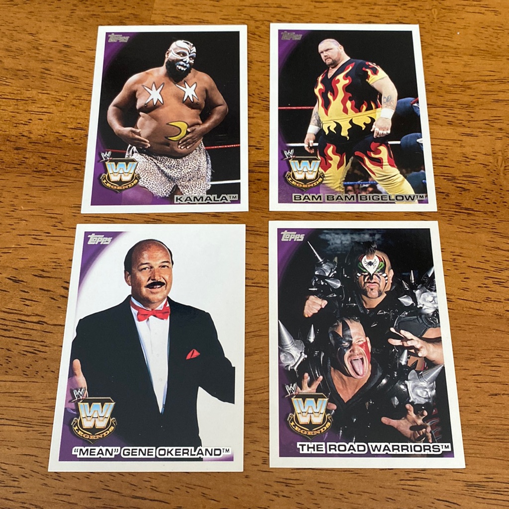 Wwe Legends Wrestling 4 Cards